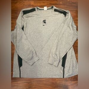 Nike Michigan State Dri-Fit Long Sleeve Size XXL